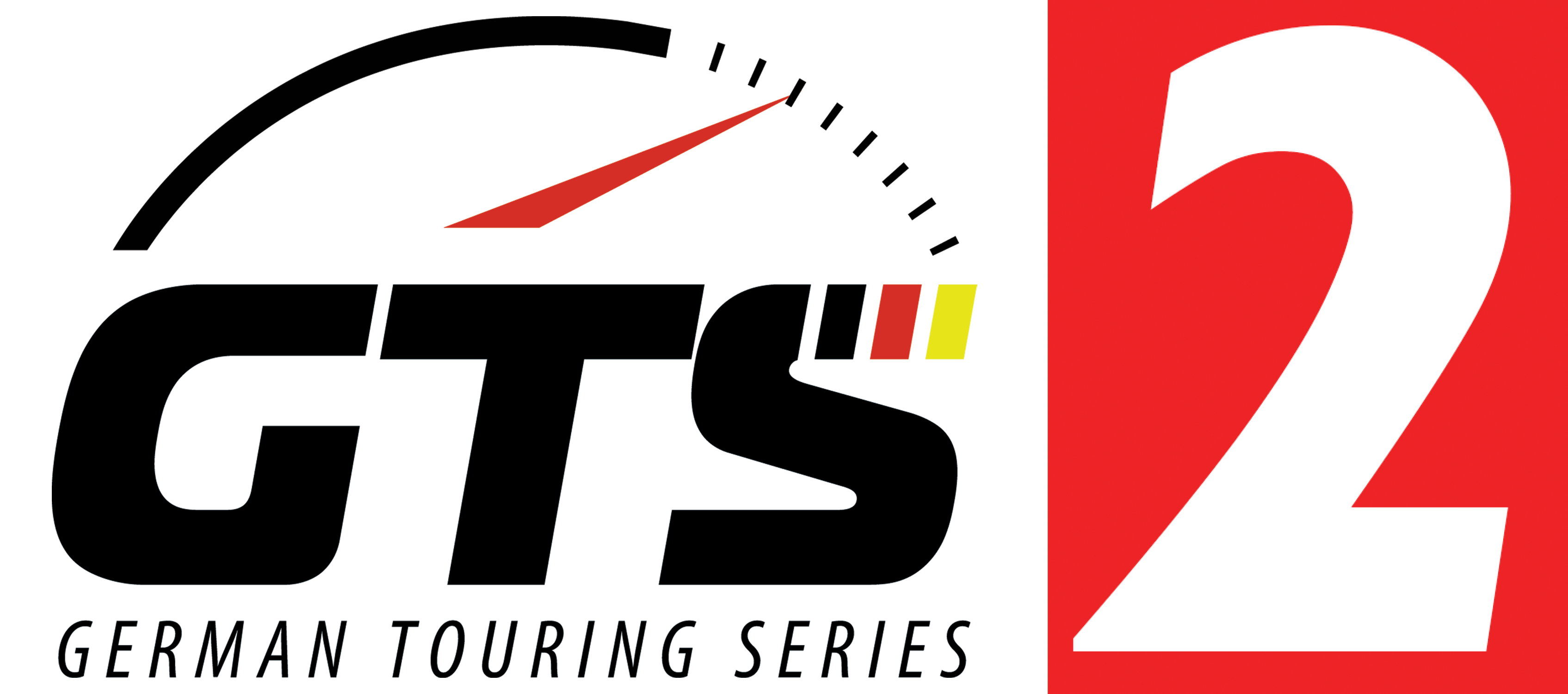 Logo of GTS German Touring Series with 'GTS' in black and '2' in white on a red background.