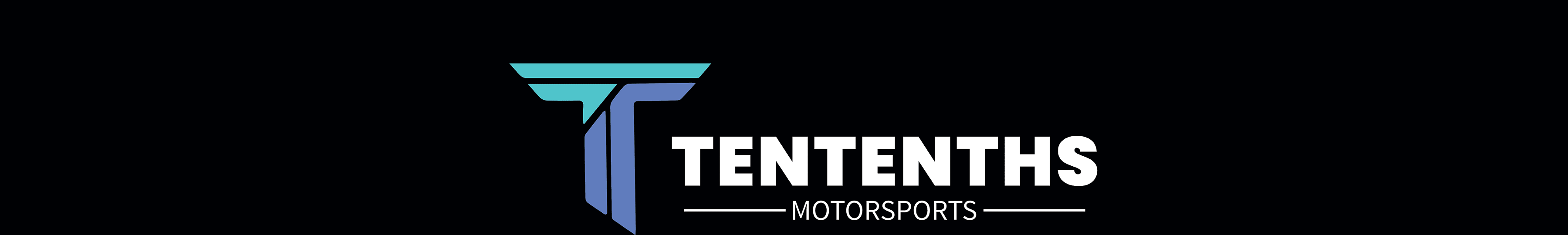Tentenths Motorsports logo on a black background